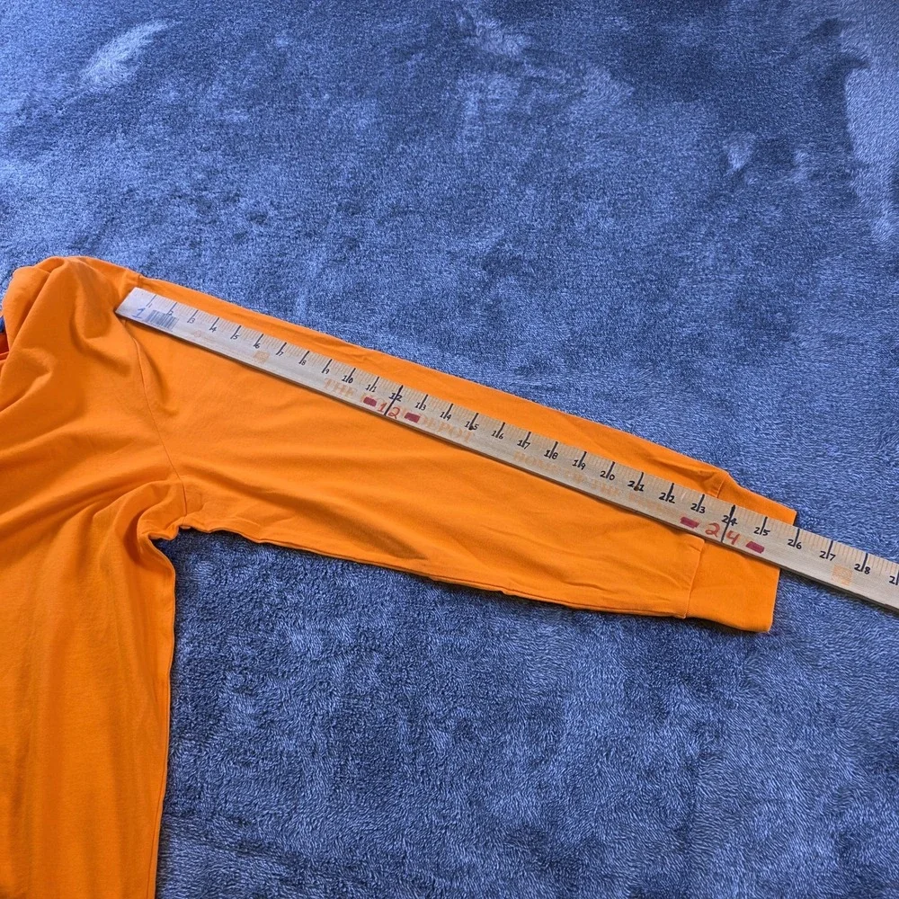 Polo Ralph Lauren Polo Ski Jersey T Shirt Mens XXL Orange Long Sleeve